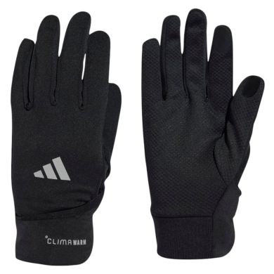 adidas Laufhandschuhe Run Glove Conv CLIMAWARM (reflektierende details) schwarz - 1 Paar