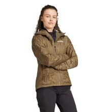 adidas Isolationsjacke Terrex Xperior PrimaLoft Loose Fill Hooded olivegrün Damen
