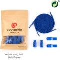bodypride Schnürsenkel Flat/flach modisch royalblau 120cm - 1 Paar