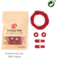 bodypride Schnürsenkel Rund/reflektierend rot 120cm - 1 Paar
