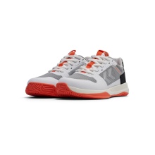 hummel Hallen-Indoorschuhe Power Play Pro weiss/schwarz/rot Herren