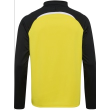 hummel Langarmshirt hmlLEAD 2.0 Half Zip (rec. Polyester, hohe Atmungsaktivität) gelb/schwarz Herren