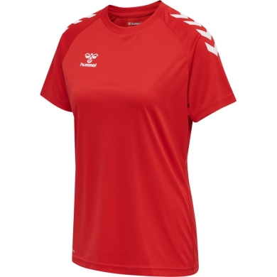 hummel Sport-Shirt hmlCORE XK Core Poly (Interlock-Stoff) Kurzarm rot Damen