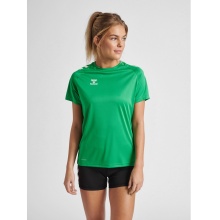 hummel Sport-Shirt hmlCORE XK Core Poly (Interlock-Stoff) Kurzarm grün Damen