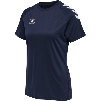 hummel Sport-Shirt hmlCORE XK Core Poly (Interlock-Stoff) Kurzarm marineblau Damen