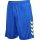 hummel Sporthose hmlCORE XK Poly Shorts (robuster Doppelstrick, ohne Seitentaschen) kurz blau/gelb Herren