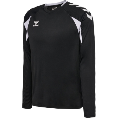 hummel Sport-Langarmshirt hmlCORE 2.0 Jersey (angenehmes Tragegefühl) schwarz/weiss Herren