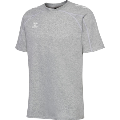 hummel Sport-Tshirt hmlMOVE 2.0 (Baaumwolle-Mischung) grau Herren