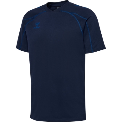 hummel Sport-Tshirt hmlMOVE 2.0 (Baaumwolle-Mischung) marineblau Herren