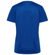 hummel Sport-Shirt hmlAUTHENTIC Jersey (100% Polyester) Kurzarm dunkelblau Damen