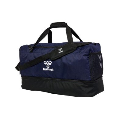 hummel Sporttasche hmlCORE 2.0 Sports Bag mit Bodenfach (Größe M) marineblau/schwarz