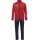 hummel Trainingsanzug hmlPROMO Poly (Jacke und Hose) rot/marineblau Herren