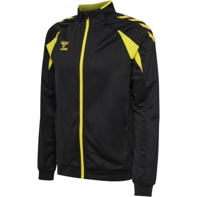 hummel Trainingsjacke hmlCORE 2.0 Track Zip (100% rec. Polyester) schwarz/gelb Herren