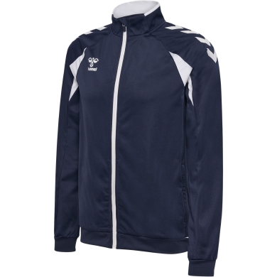 hummel Trainingsjacke hmlCORE 2.0 Track Zip (100% rec. Polyester) marineblau/weiss Herren