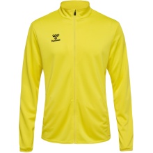 hummel Sport-Trainingsjacke hmlESSENTIAL Track (atmungsaktiv, schnell trocknend) gelb Herren