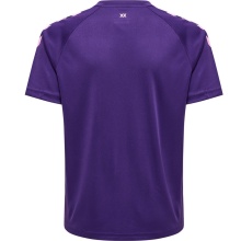 hummel Sport-Tshirt hmlCORE XK Core Poly (Interlock-Stoff) Kurzarm violett Kinder