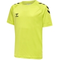 hummel Sport-Tshirt hmlCORE XK Core Poly (Interlock-Stoff) Kurzarm limegrün Kinder