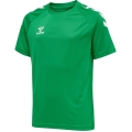 hummel Sport-Tshirt hmlCORE XK Core Poly (Interlock-Stoff) Kurzarm grün Kinder
