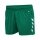 hummel Sporthose hmlCORE XK Poly Shorts (robuster Doppelstrick, ohne Seitentaschen) kurz dunkelgrün Damen