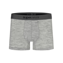 super natural Boxershort Base Mid 175g - Merinowolle - Unterwäsche hellgrau Herren