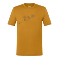 super natural Wander-/Freizeit Tshirt Graphic Hiking - Merinowollmix - gelb Herren