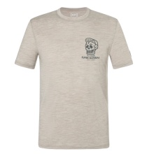 super natural Freizeit-Tshirt Gravel Tee (Merino-Mix) beige Herren