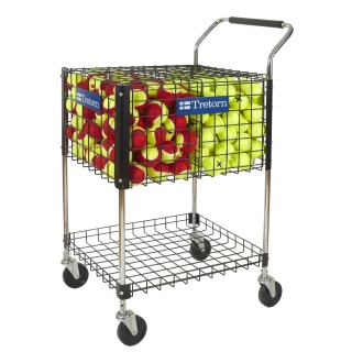 Tretorn Tennis-Ballwagen Metall (für ca. 325 Tennisbälle)