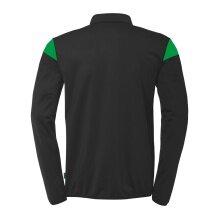 uhlsport Langarmshirt Ziptop Squad 27 (Stehkragen) schwarz/grün Herren