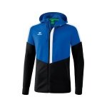 Erima Trainingsjacke Squad mit Kapuze royal/schwarz/weiss Herren