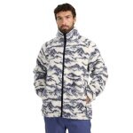 4F Fleecejacke U352 (Oversize, Sherpafleece) cream/allover Herren