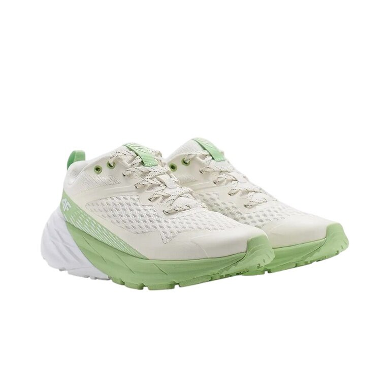 4F Sneaker-Laufschuhe Speed Hiker weiss/hellgrün Damen