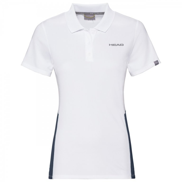Head Tennis-Polo Club Technical weiss/dunkelblau Damen