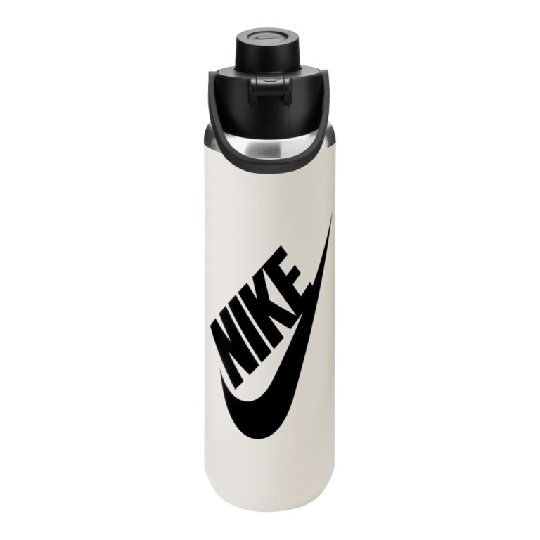 Nike Trinkflasche SS Recharge Chug Bottle Edelstahl Graphic hellgrau 709ml