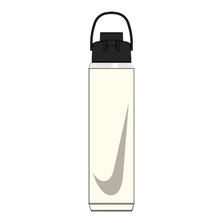 Nike Trinkflasche SS Recharge Chug Bottle Edelstahl Graphic cremeweiss 709ml