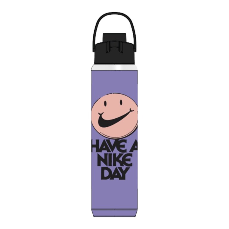Nike Trinkflasche SS Recharge Chug Bottle Edelstahl Graphic Have a Nike Day violett 709ml