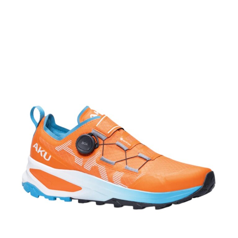 AKU Wanderschuhe Furiosa BOA GTX (Fast-Hiking, wasserdicht) orange/blau Herren