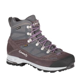 AKU Wanderschuhe Trekker Pro GTX (wasserdicht) grau/burgund/violett Damen