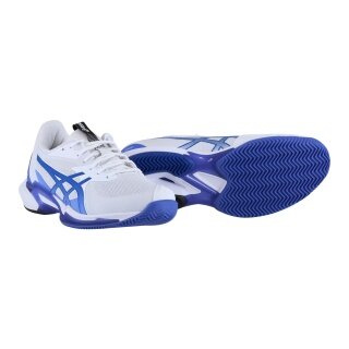 Asics Tennisschuhe Solution Speed FF 3 Clay/Sandplatz/Leichtigkeit weiss/blau Herren