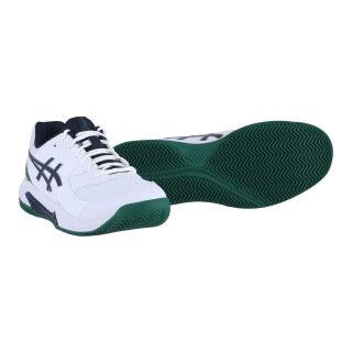 Asics Tennisschuhe Gel Dedicate 8 Clay/Sandplatz weiss/dunkelblau Herren