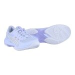 Asics Hallen-Indoorschuhe Gel Rocket 12 (multifunktional/Stabiltät) hellblau/weiss Damen