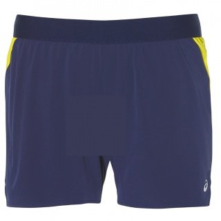 Asics Laufhose Short 2in1 5.5in kurz blau Damen