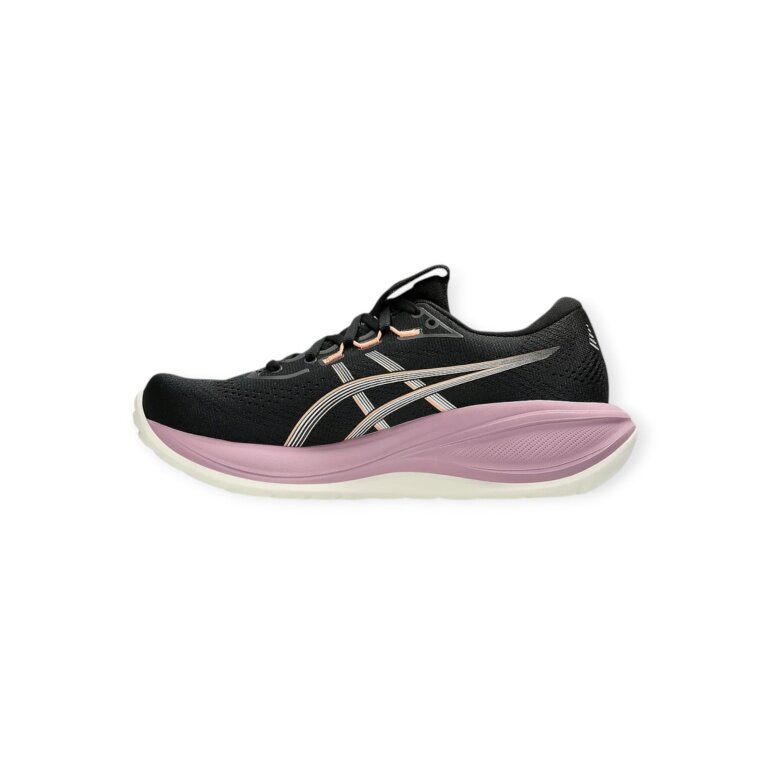 Asics Laufschuhe Gel Cumulus 28 (Dämpfung) schwarz/rosa Damen