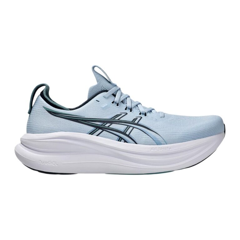 Asics Laufschuhe Gel Nimbus 28 (Dämpfung) hellblau/nachtblau Herren