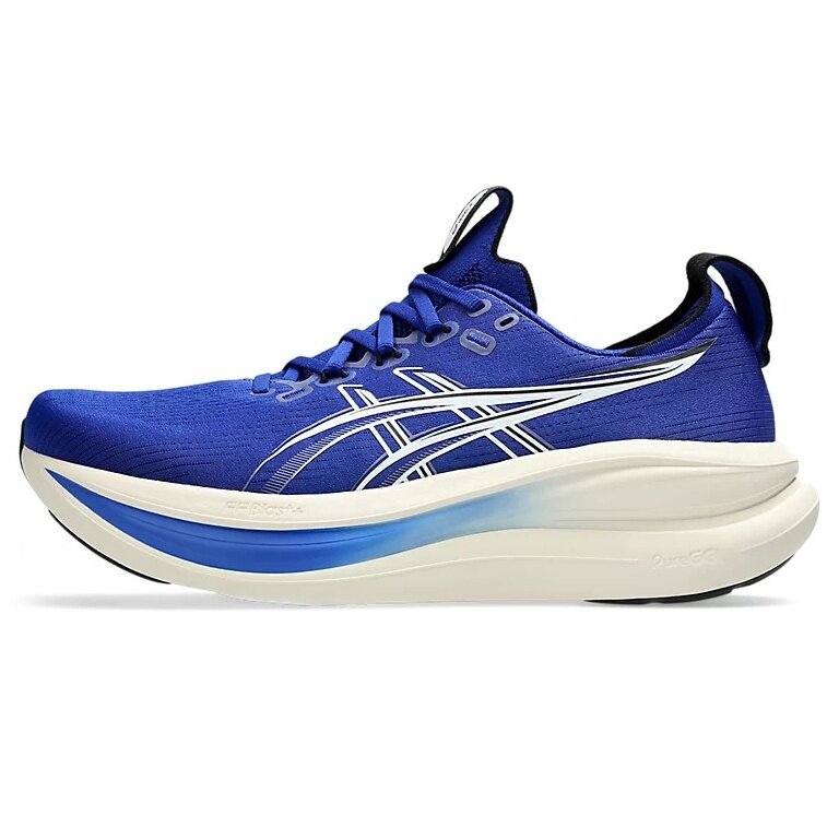 Asics Laufschuhe Gel Nimbus 28 (Dämpfung) blau/cremeweiss Herren
