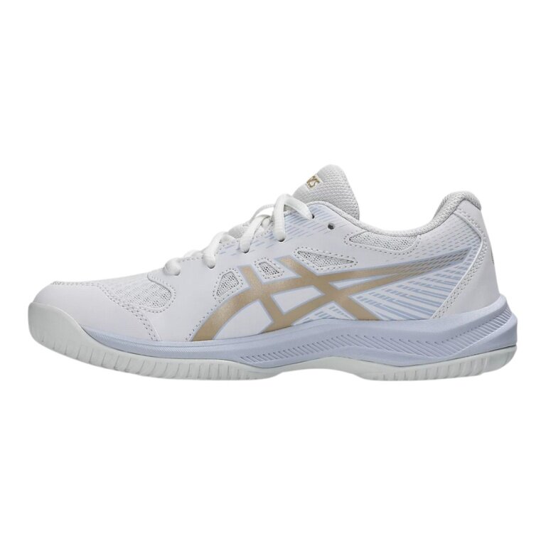 Asics Hallen-Indoorschuhe Upcourt 6 GS (Grundschule) weiss/champagne Kinder
