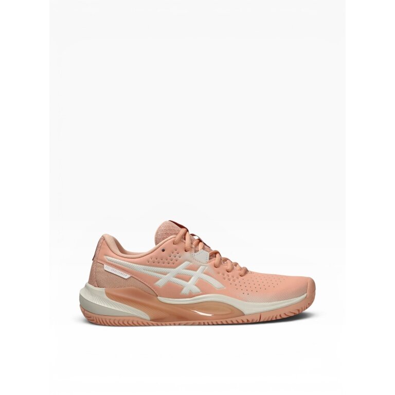 Asics Tennisschuhe Gel Challenger 15 Clay/Sandplatz (Dämpfung) orange/weiss Damen