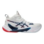 Asics Volleyball-Hallenschuhe Metarise 2 (mittelhoch) 2025 weiss/makoblue Herren