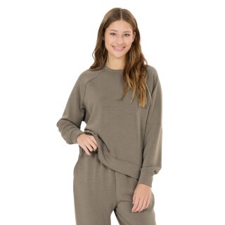 Athlecia Sweatshirt Jacey Crewneck (weiches Material) braun Damen