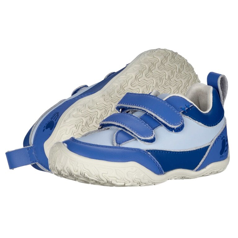 Ballop Barfussschuhe Sneaker Tenui (flexible Sohle, Klettverschluss) blau Kinder
