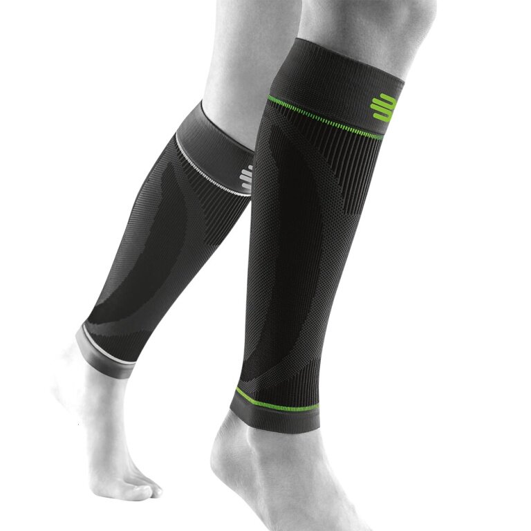 Bauerfeind Sports Waden Kompressionsstulpen Compression Lower Leg Sleeves Extra Long schwarz - 2 Stück